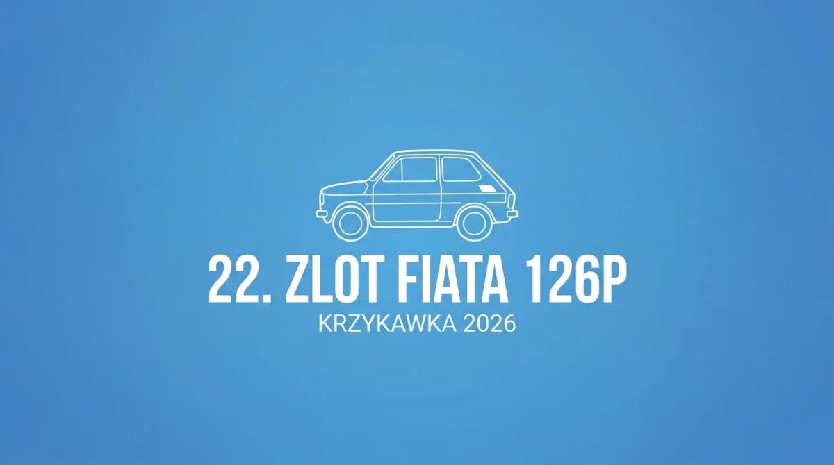 Ilustracja eventowa Zlot Fiata 126p 2026
