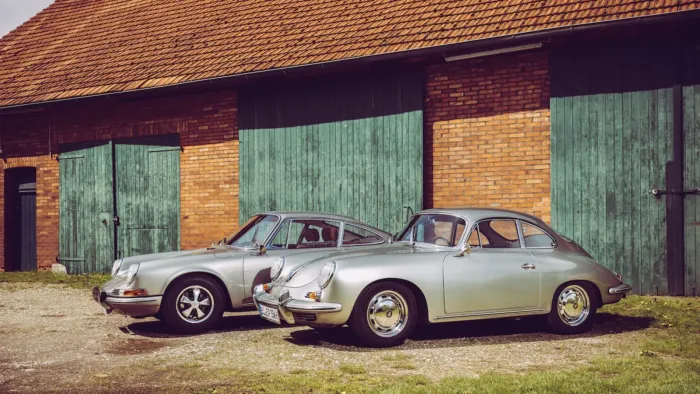 Porsche 356 C, Porsche 912 (po prawej), 2023
