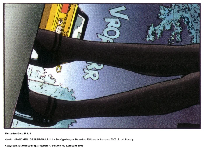 R129 jako rekwizyt w komiksie „IR$