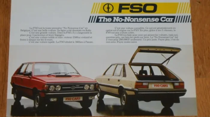 Belgijski prospekt „The No-Nonsense Car