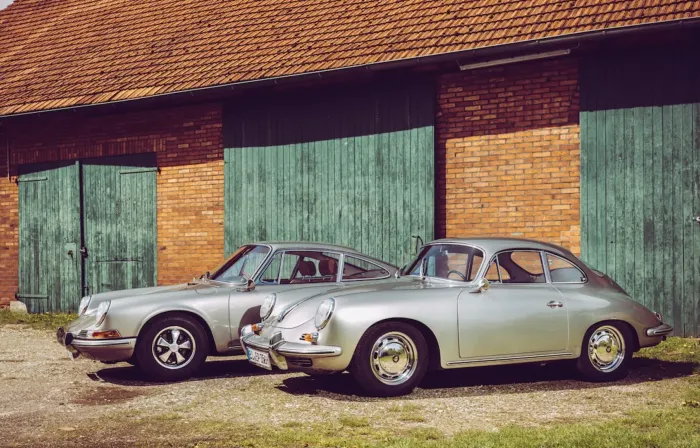 Porsche 356 C, Porsche 912 (po prawej), 2023
